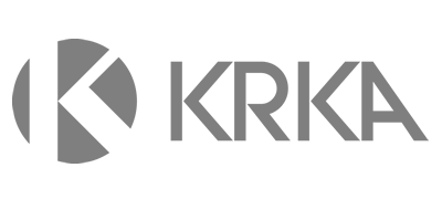 'KRKA logo - our customers'