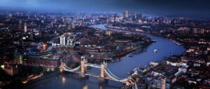 Sustainability Consultants Terrafiniti.com - Tower Bridge aerial view UK