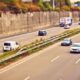 Cars on motorway