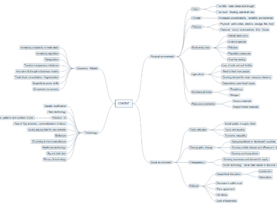 Sustainability Context Mind Map