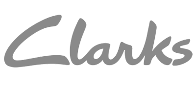 'Clarks logo - our customers'