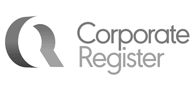 'Corporate Register logo - our customers'
