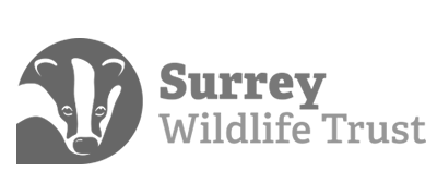 'Surrey Wildlife Trust logo- our customers'