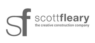 'Scott Fleary logo - our customers'