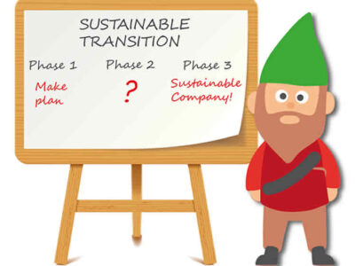 Sustainable transition waiting for the underpant gnomes