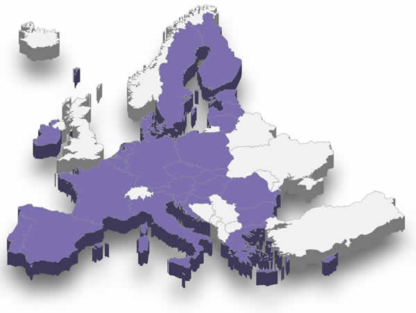 EU countries map